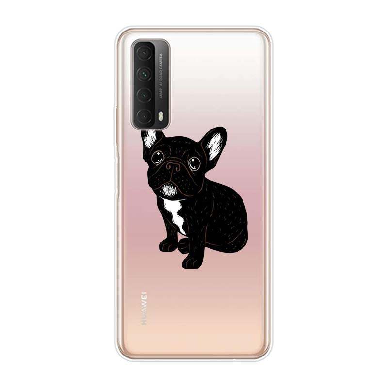 Cute Brindle Frenchie Puppy For Huawei Y9S Y6S Y8S Y9A Y7A Y8P Y7P Y5P Y6P Y7 Y6 Y5 Pro Prime 2020 2019 Soft Phone Case