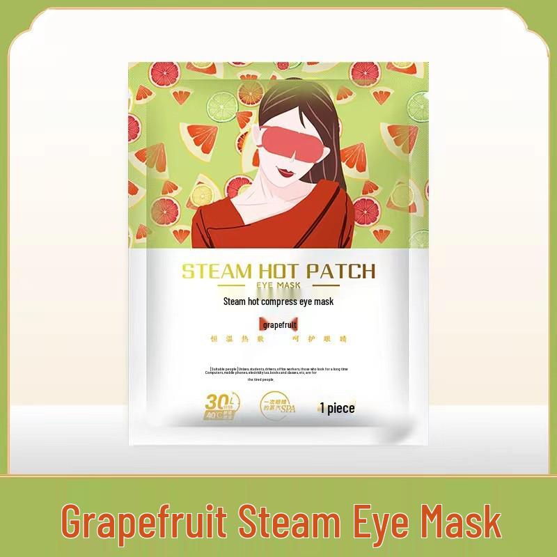 Mugwort Heating Eye Mask - Disposable Hot Compress & Light-Blocking Eye Patch