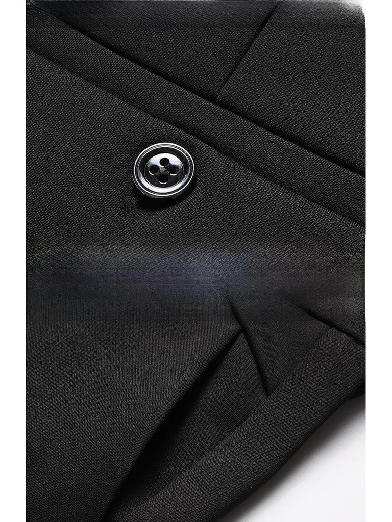 2025 Men's Elastic High Waist Straight Summer Pants for Seniors: Loose, Casual Trousers