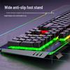 מקלדת גיימינג Youlang DS600 E-sports עם 19 מקשים נגד Ghosting ותאורה, למחשב שולחני ולמחשב נייד, כוללת עכבר.