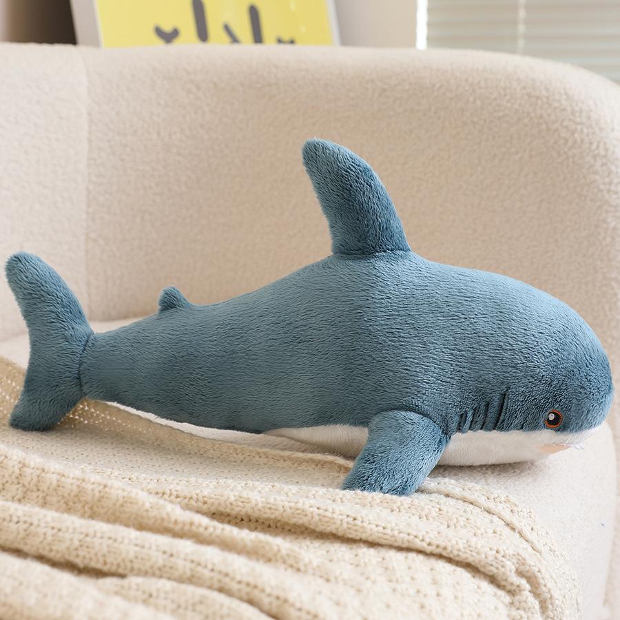 

30/45/60/80/100см Смешная Милая Плюшевая Игрушка Акула Мягкое Чучело Животное Подушка для Чтения для Подарков на День Рождения Подушка Кукла Подарок 30cm