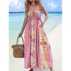 2025 New Summer Simple and Stylish Sling Tube Top Print Women's clothing dress Women