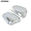 For Hyundai Santa Fe -  Carbon Fiber Rearview Side Door Mirror Cover Trim Protector Exterior Accessories Car Styling