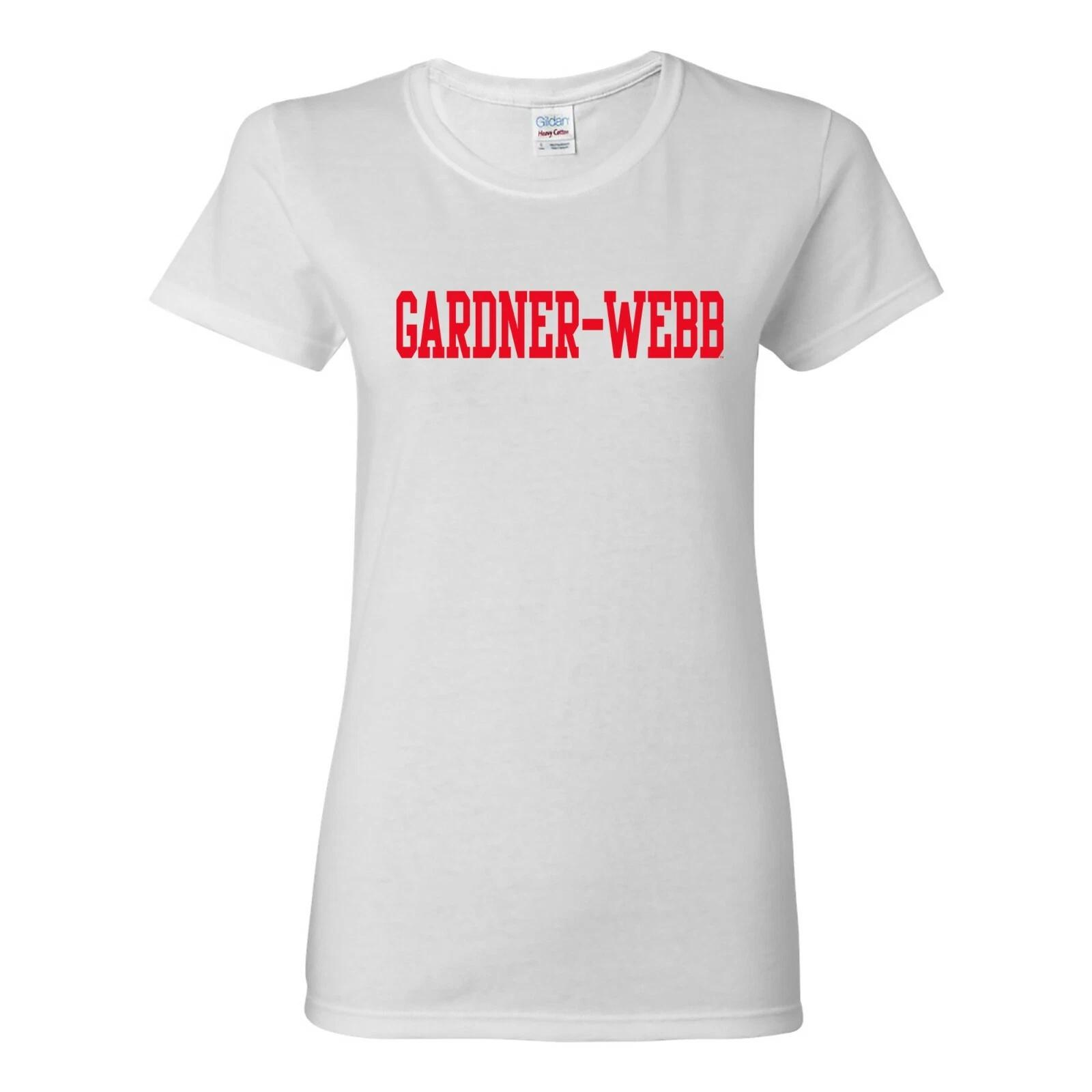 Gardner-Webb Bulldogs Basic Block Womens Shirt - White M
