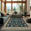 Soft Flower Carpet Non-slip Door Gasket Durable Blanket  for Living Room Tea Table Bedside