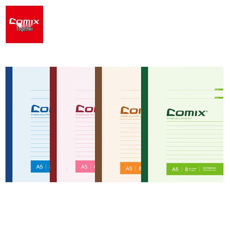 Comix C4506 A5 80-Sheet Softcover Notebook