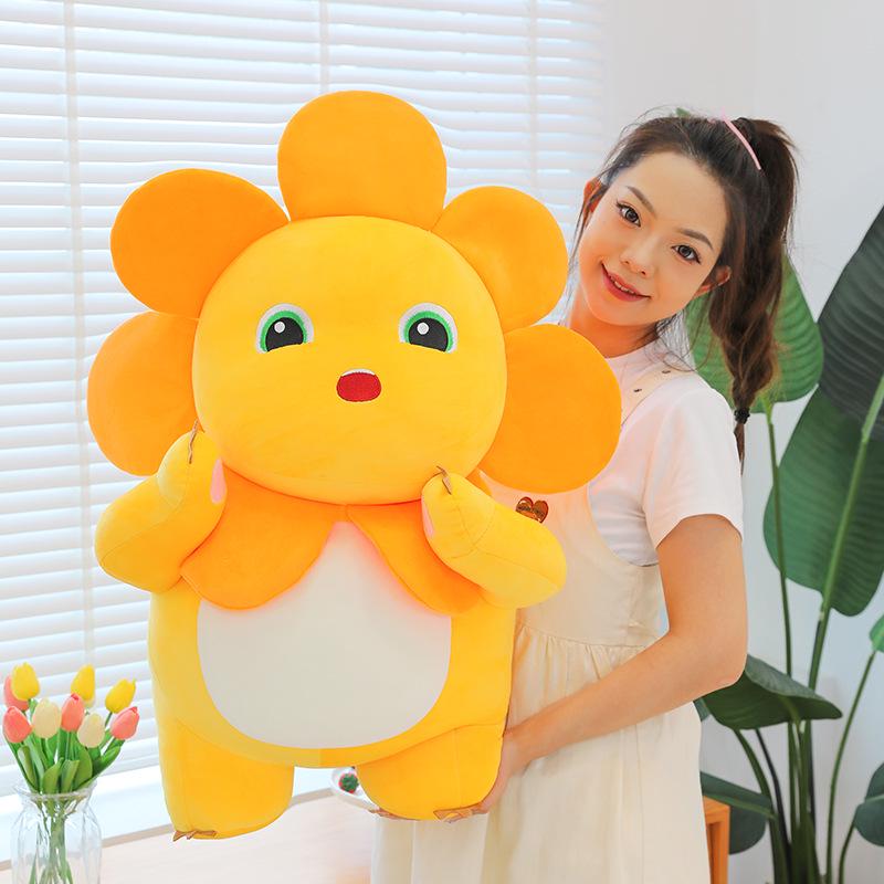 Sunflower Little Milk Dragon Plush Toy - Festival & Birthday Gift Doll Cushion