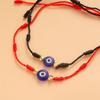 6Pcs/Set Handmade Turkish Lucky Evil Eye Bracelets For Women Men Blue Eyes Braided Red Rope Lucky Bracelet Friendship Jewelry