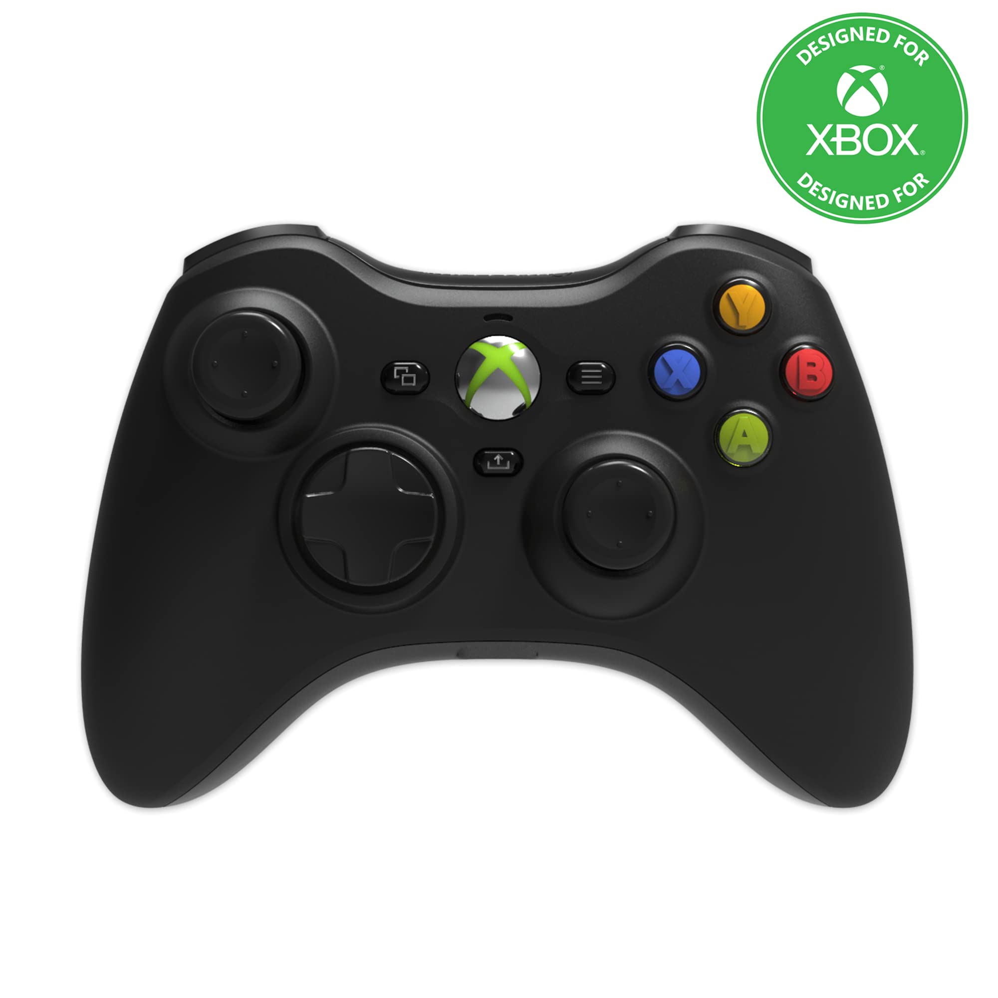 Manette filaire Xenon noire pour Xbox Series sous licence XS/Xbox One/PC (Windows 10/11) (Produit officiel)