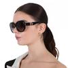 Salvatore Ferragamo Gradient Smoke Oval Ladies Sunglasses Sf727s 001 53 Gradient Smoke