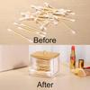 1pc Transparent Storage Jar With Clear Lid, Multi-Purpose Organizer,For Holiday Beach, Bathroom Collection, Bedroom Collection, Large Capacity