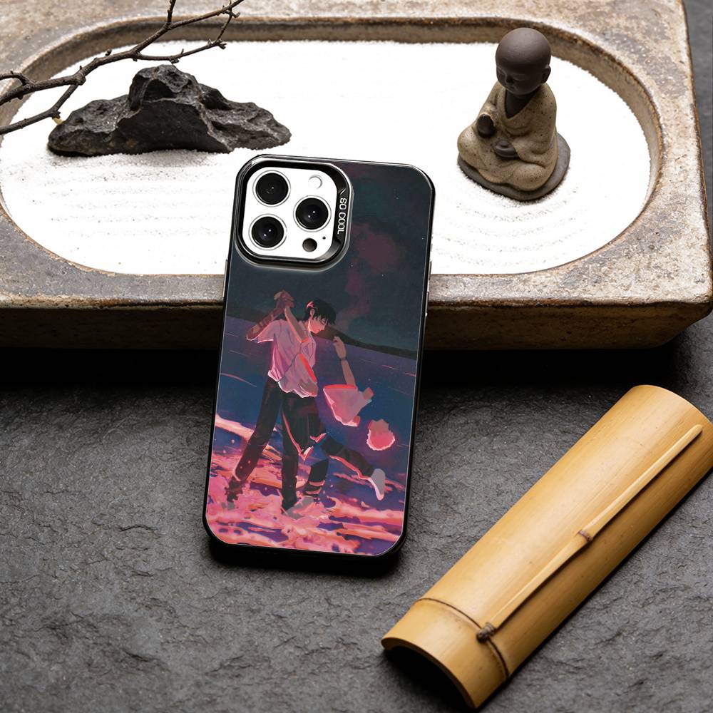 The Summer Hikaru D-Died Comic Phone Case For iPhone17, 16,15,14,13,12 Pro Max Black Candy Matte Shockproof Cover