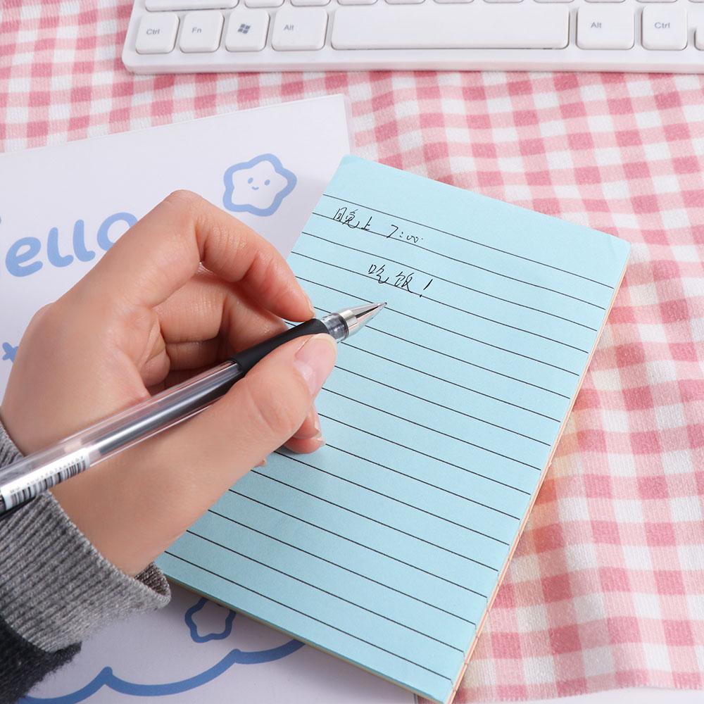 200 blätter Selbst-adhesive Memo Pad Papier N Mal Student Schreiben Marker Linie Haftnotizen Notizblock