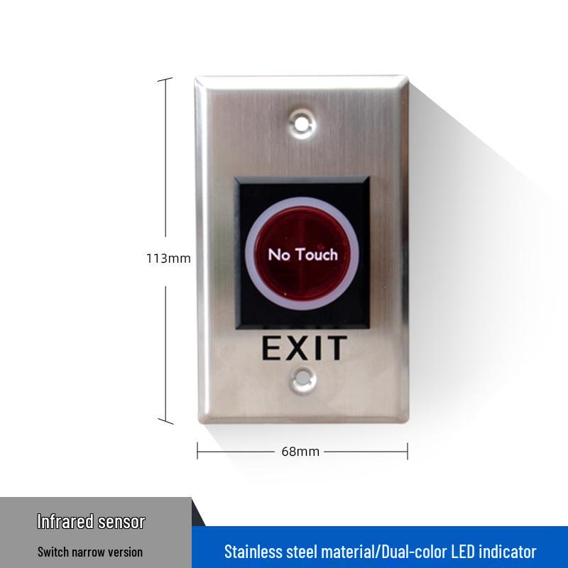 Nachi 86 Surface-Mount Waterproof Exit Reset Switch & Doorbell Button
