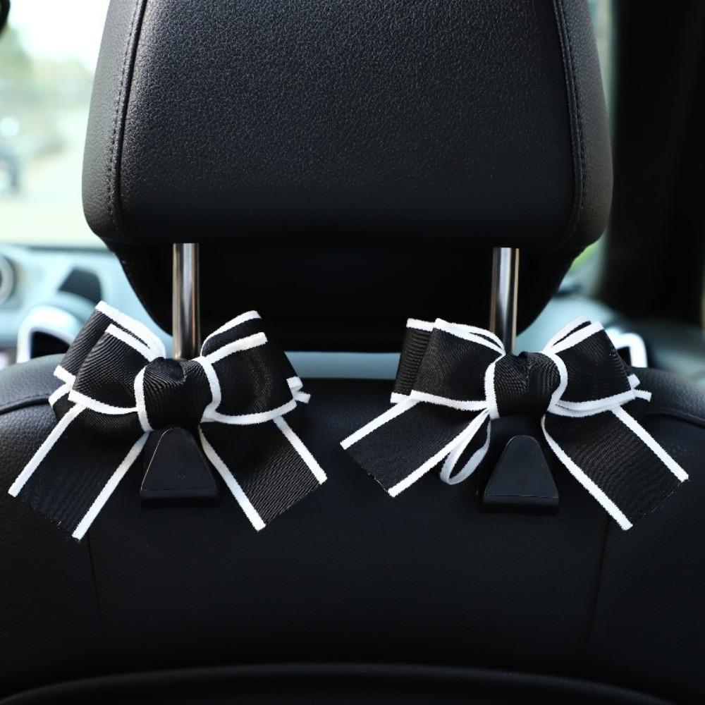 Creative Bow Shaped Car Seat Back Hook Practical Multifunctional Storage Auto Interior Accessories