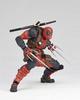 Kaiyodo Revoltech Amazing Yamaguchi Deadpool Ver. 2,5, około 170 mm wysokości, figurka akcji bez skali z PVC i ABS, malowana