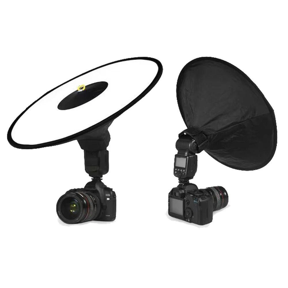 Reflector Folding Softbox Diffuser Round Cone Flash Diffuser  Photography Accessories