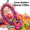 Rolybag 400 Pieces Colorful S-Clips, Rubber Bands, Loom Bands, S-Clips, Plastic Connectors, Supplement Kit for Loom Bracelets and DIY Bracelet Making
