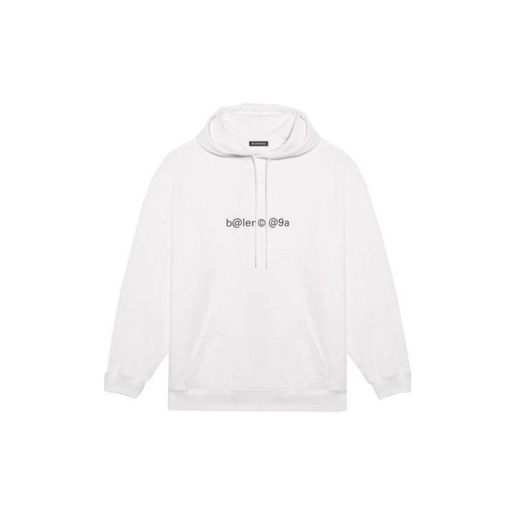 Balenciaga Sweatshirts Men's White Hooded Moderate Regular 570811TIV519040