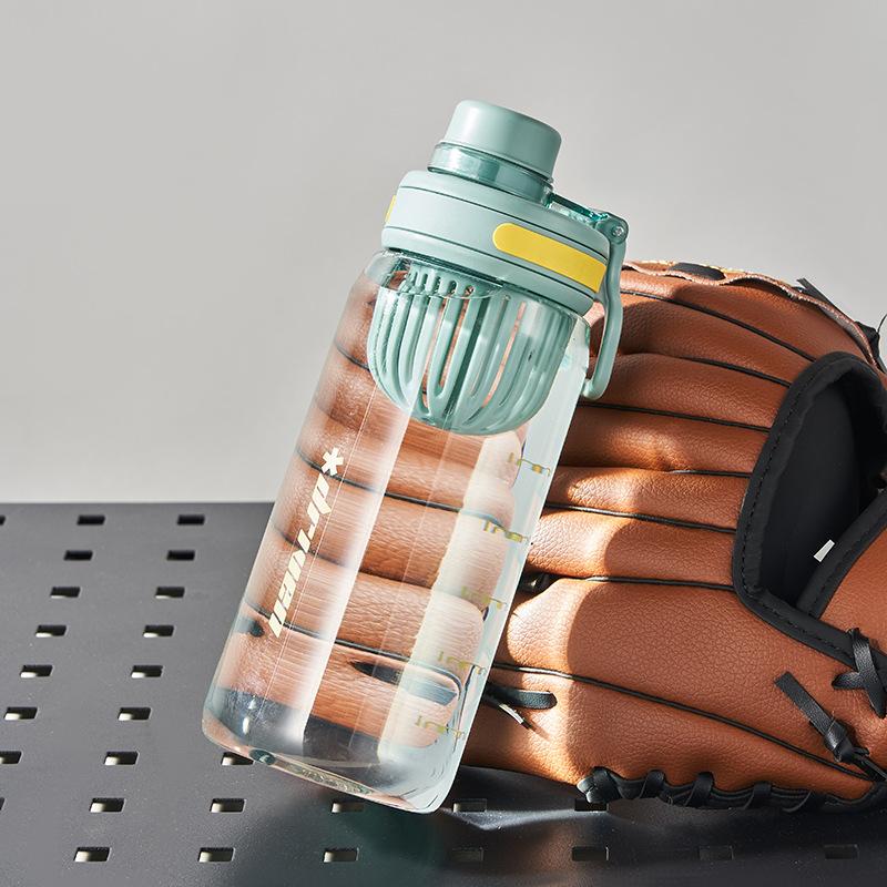 Summer Simple Sports Water Cup, Heat-resistant, Portable Cup with Tea Strainer, Plastic Cup, Anti-drop