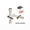 DIY Hexagonal Cross Wrench M2 M2.5 M3 M4 Mini Spanner Kit Screw Nut Driver  3D Printer Repair