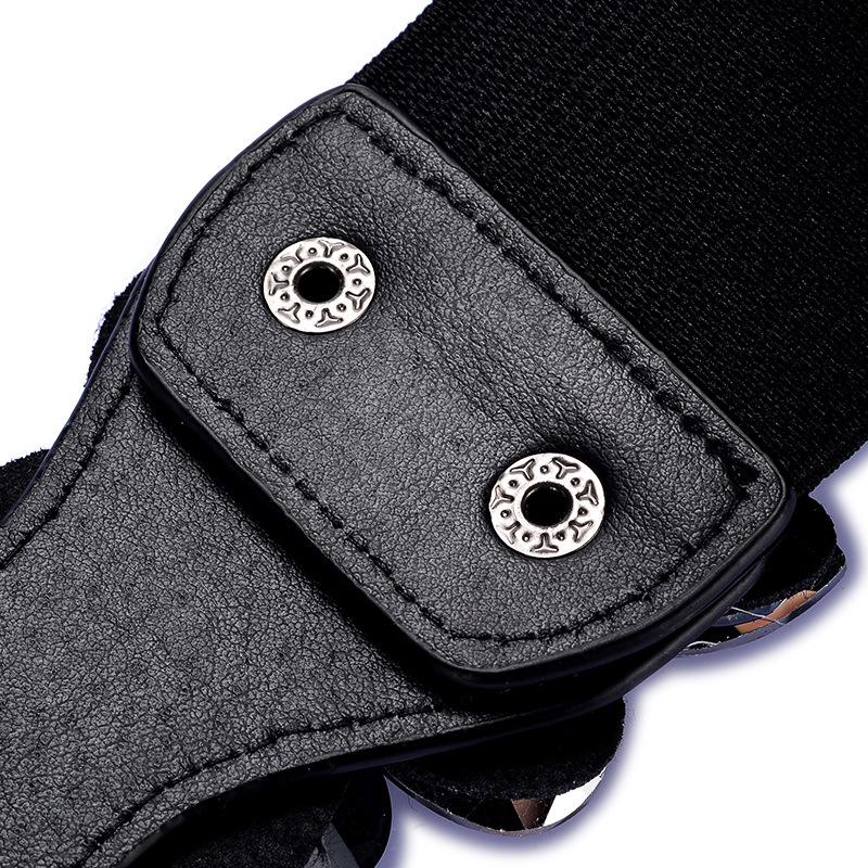 Women's Elastic Waistband Corset with Decorative Glass Drill