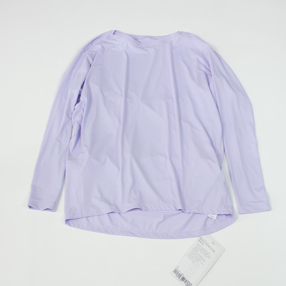 Women's Sun Protection Long Sleeve Yoga Top - Summer Fitness & Hiking Wear