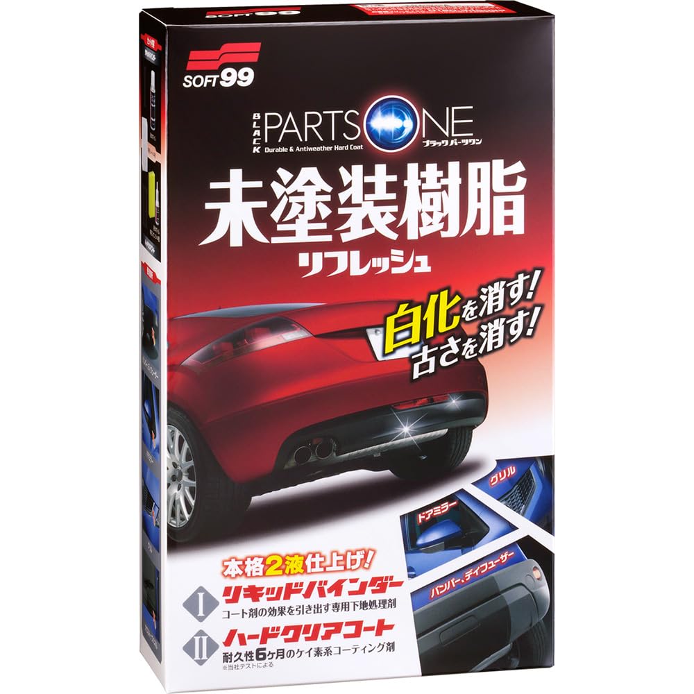 

SOFT99 Покрытие для внешних деталей Черные детали One Защищает и полирует неокрашенный пластик 03134