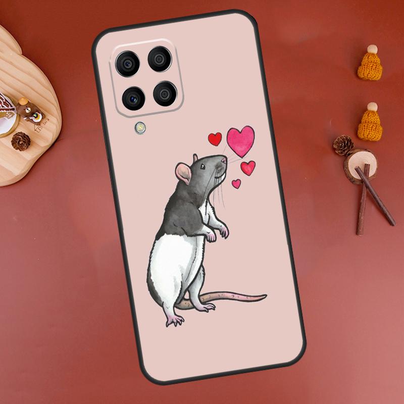 Custodia Mouse Rat Per Samsung Galaxy M32 M12 M52 M21 M31 M15 M55 M56 M36 M16 M06 M13 M33 M53 M14 M34 M54