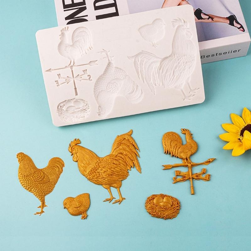 Schokoladenformen Hühnernestförmige Backformen Fondantformen Kuchenformen Silikonmaterial Geschenk für DIY Backliebhaber