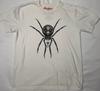 Vintage Rare Large Spider T Shirt Color White. Cool Spider Design. Trueblack