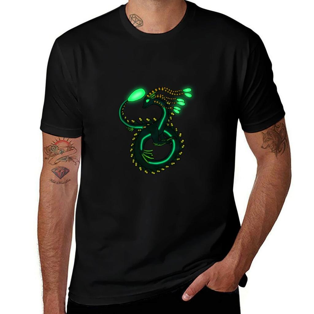 Bioluminescent Sea Dragon Tshirt Sweat Absorbing Sports Tee Shirt Tshirt