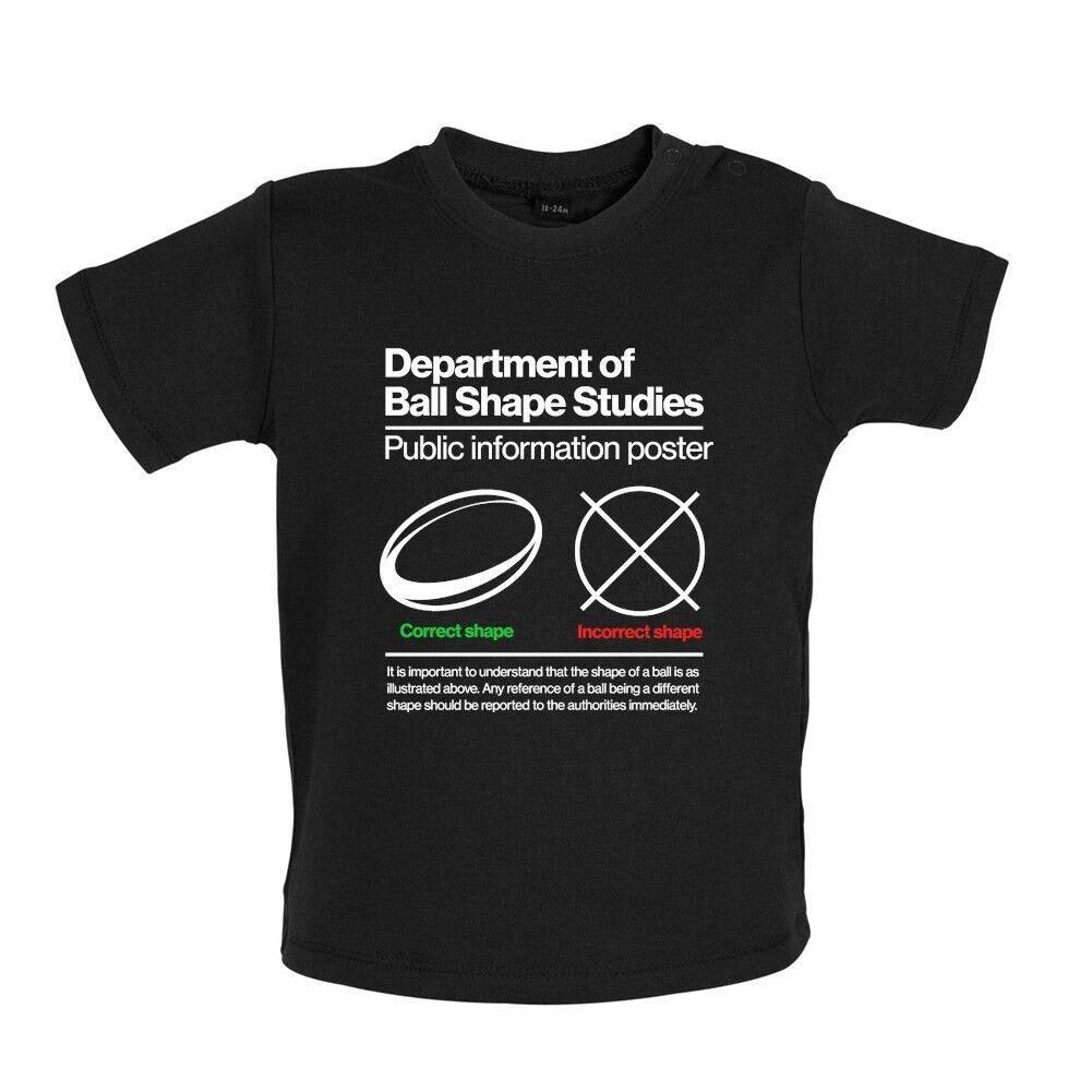 Rugby Ball Shape - Baby Kids Boys Girls Unisex T-Shirt / Babygrow - 6 England Nations Six League Union 140