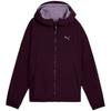 Zip-Up Hooded Long Sleeve Jacket Women Jackets Purple 626485-44