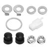 Steel Bicycle Hub Motor Nuts Washer Kit with 12mm Shaft for Universal Bike Component