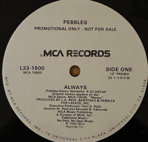12inch Record PEBBLES - Always L331500PROMO MCA Records 1990 US Soul/Funk Used