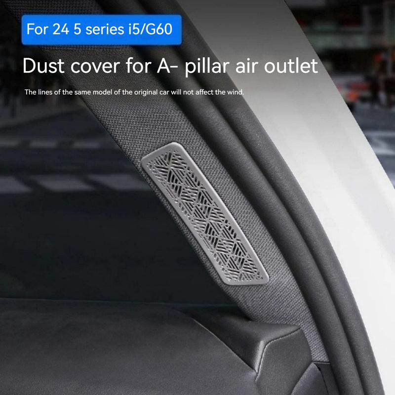 For BMW 5 Series i5 G60 2024 A- pillar Air Outlet Dust Cover Car A-pillar Front Door High Range Horn Loudspeaker Lid Sticker