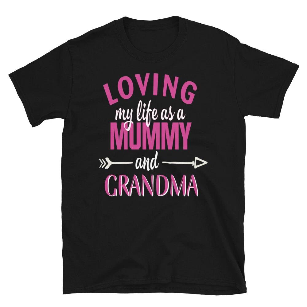 Loving Life Funny Cute Grandma Mom Humor T-Shirt M