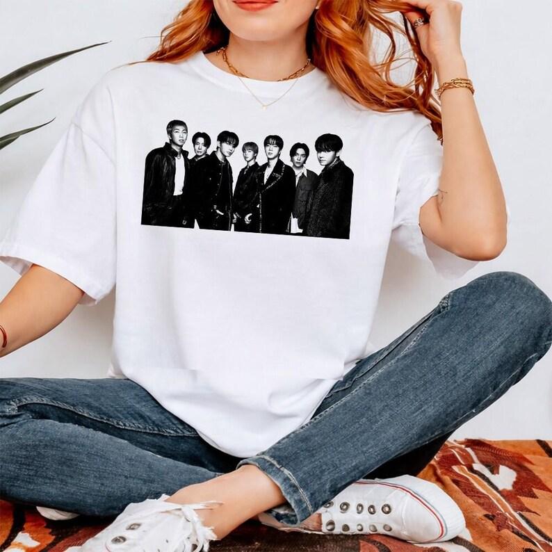 2026 BTS Fashion Men Women Vintage Top Bangtan Boys Shirt Kpop Shirt, Kpop  Arirang Album, Gifts for Fan Hip Hop Streetwear Oversized Tshirt Y2K