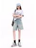 Retro Kausal High-Waist Y2k Denim Shorts Frauen 2000er Jahre American Hot Girl Gerade Sommer lose Hosen koreanische Mode Chic neu