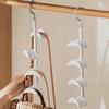 1PC 4-Layer Rotable Bag Hook Wallet Handbag Clothes Rack Wardrobe Table Hook Storage Displayrack Belt Rackscarf Hanger Bag Rack