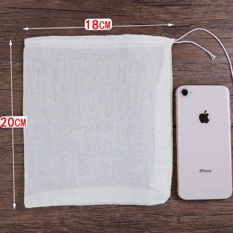 Reusable Cotton Muslin Drawstring Bags