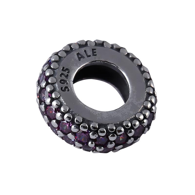 Pandora PAVE Pave Inspiration Starter Beads Pendant Women s Fantasy Purple 791359CFP