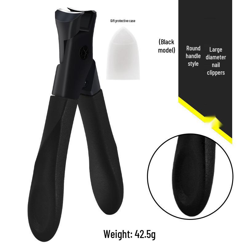 Large Anti-Splash Nail Clipper for Thick Nails, Toenails, and Household Use