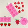 Fruit Strawberry Dessert Mousse Cake Mold Silicone Cake Decorations Reusable Baking Molds Kitchen Tools