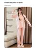 2025 Women's Pure Cotton Solid Color Pajamas - Energetic Girl Autumn/Spring Style, Soft Home Wear