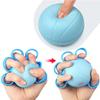 Five Finger Grip Strength Exerciser Sponge Ball Silicone Grip Ring Portable Finger Strength Trainer Grip Ball Tool