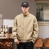 Herren Amekaji Retro Stehkragen Workwear Jacke