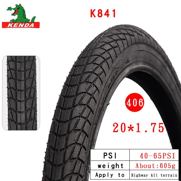 Kenda 20 inch bike tire 20 * 1.25/1.35/1.5/1.75/1.95/2.0/2.125 small wheel tire 20 * 1 1 / 8 20 / 1 3 / 8 folding bicycle tire