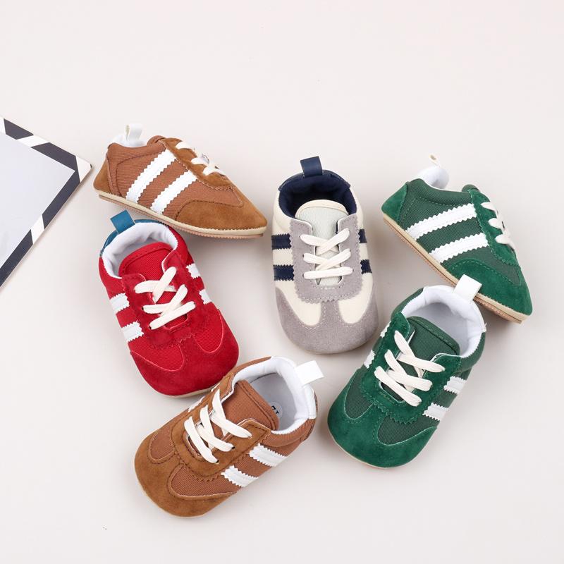 Baby FreizeitsportSchuhe Frühling und Herbst Mädchen und Jungen Hohe Qualität PVC Sohle Anti Rutsch Prewalker Schuhe BLS4034